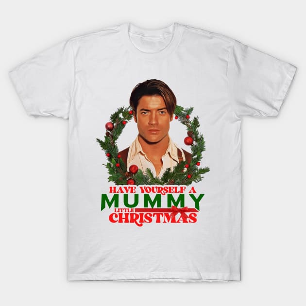 Have Yourself a Mummy Little Christmas T-Shirt by darklordpug